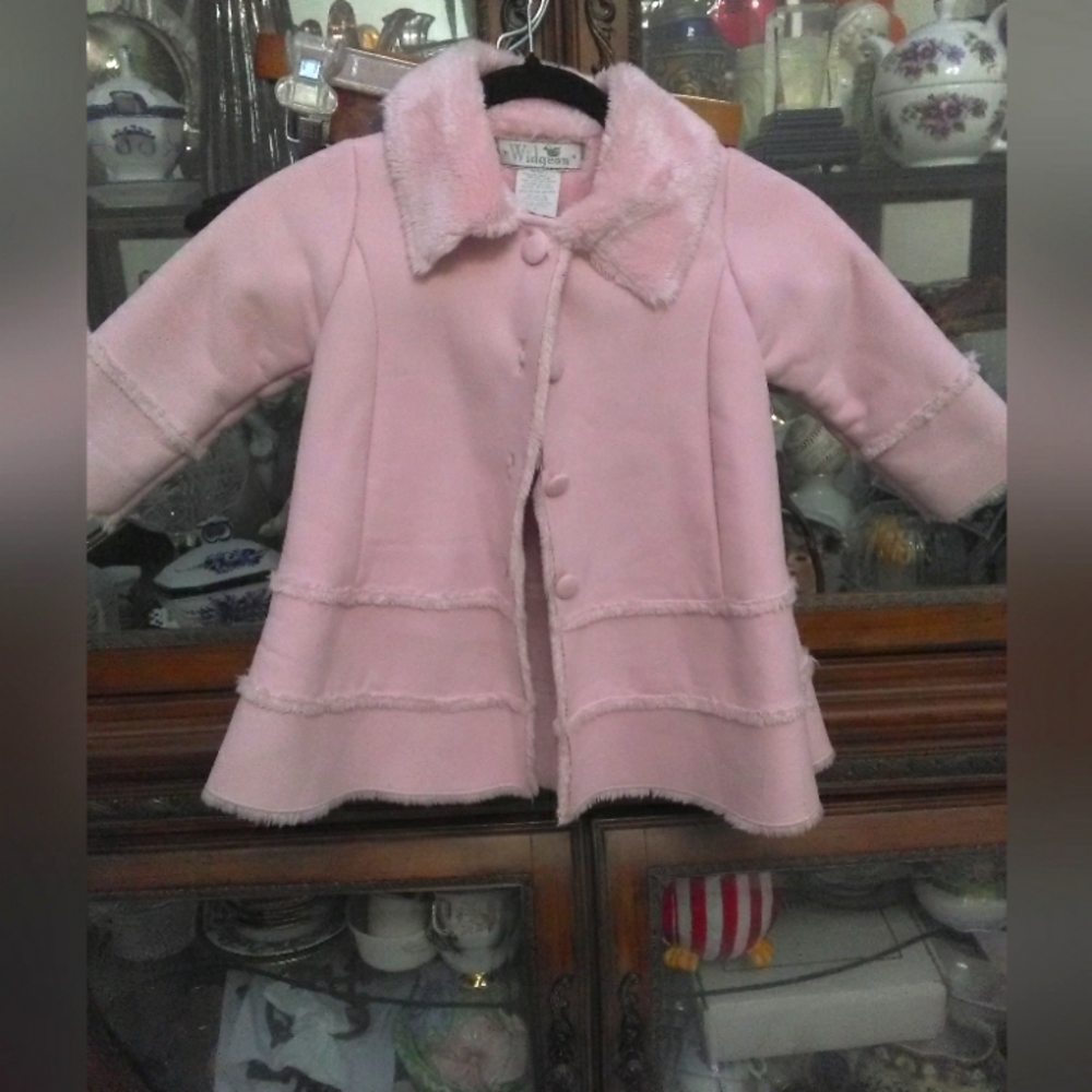 LIKE NEW Pink LITTLE GIRLS Coat W/ SHERPA BY WIDGEON SZ. 2 PRECIOUS 💞💞💞💞💞